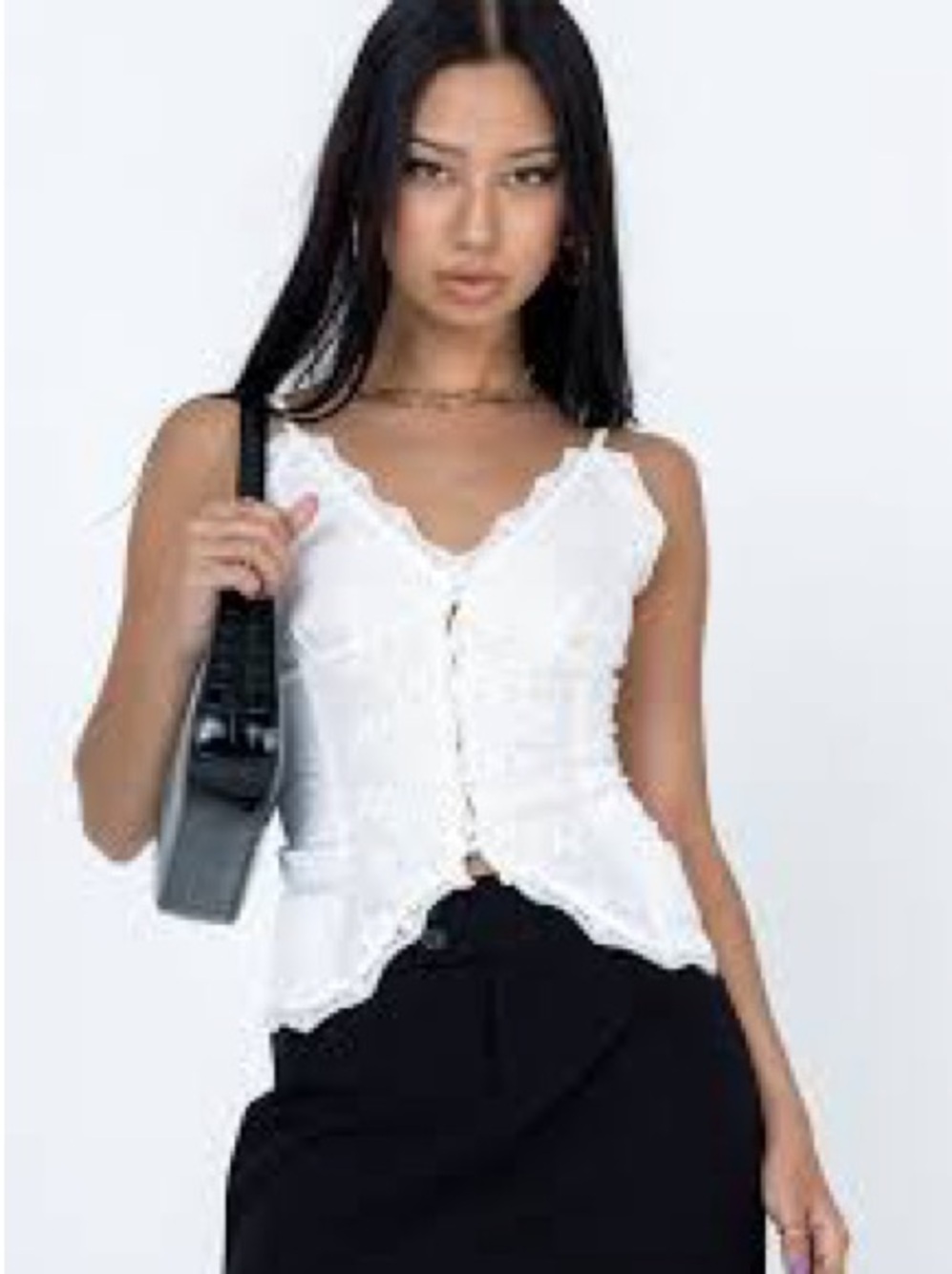 NWOT Princess Polly Juliana Top White.